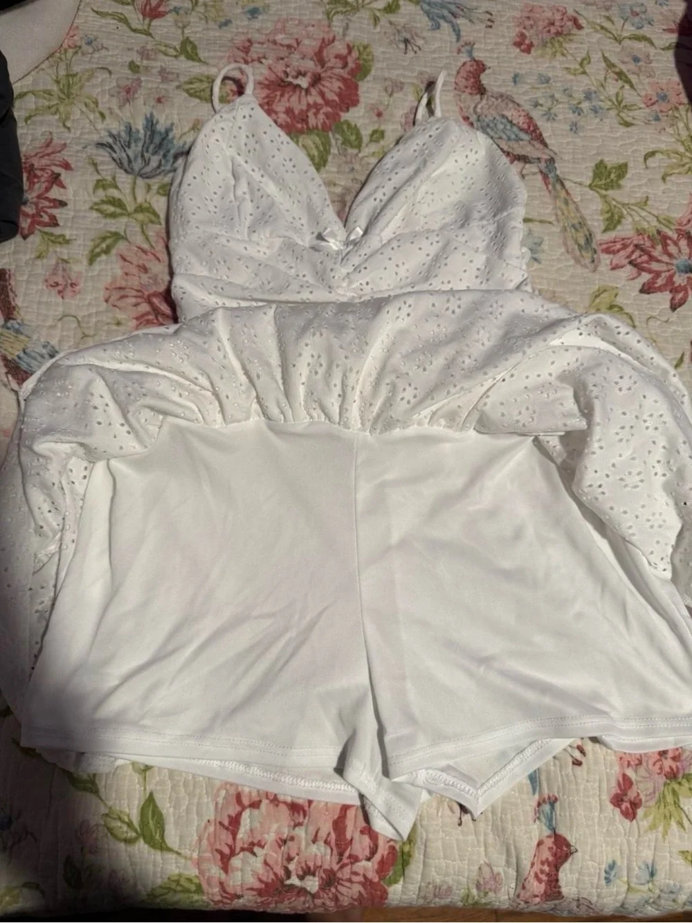 Windsor White  Mini Romper